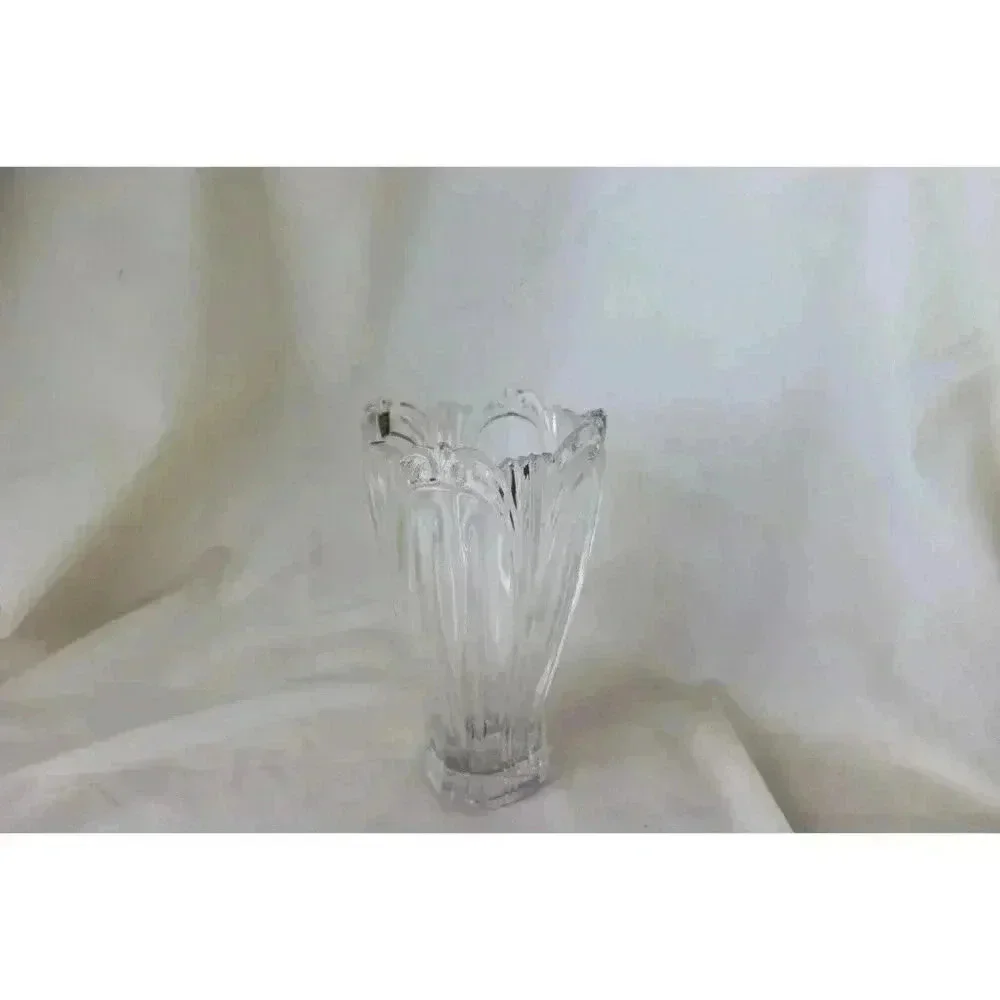 Floral vase, Oneida Germany, lead crystal, flower  wedding Anniversary Gift,‎